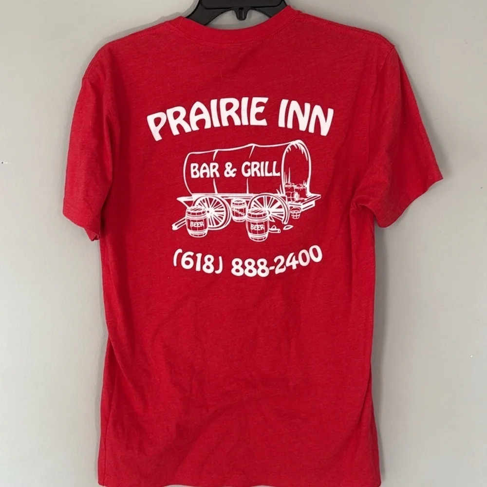 Coors Light Dive Bar T-Shirt Red White Next Level Size M Medium